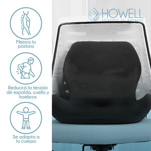 Coj&iacute;n Ortop&eacute;dico Asiento Y Espalda Lumbar 2 En 1 Howell