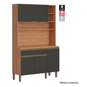 Mueble De Cocina Roca Macadamia / 4 Puertas / 1 Cajón