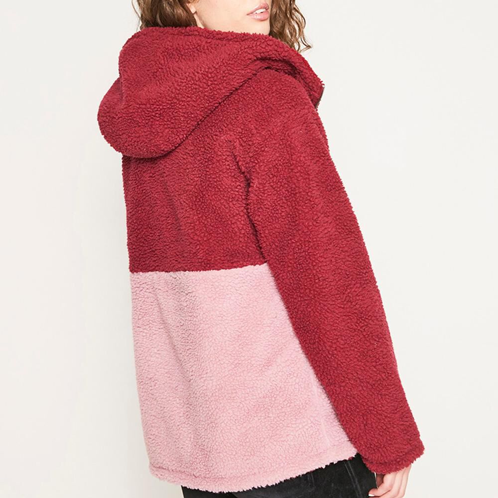 Chaqueta Reversible Sherpa Peludo Con Capucha Mujer Freedom image number 2.0