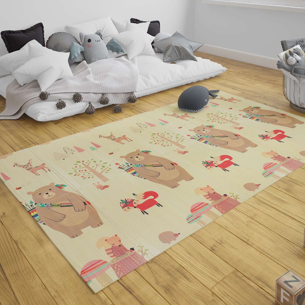 Alfombra Antigolpe Plegable Extra Grueso Premium Oso Ciudad image number 7.0