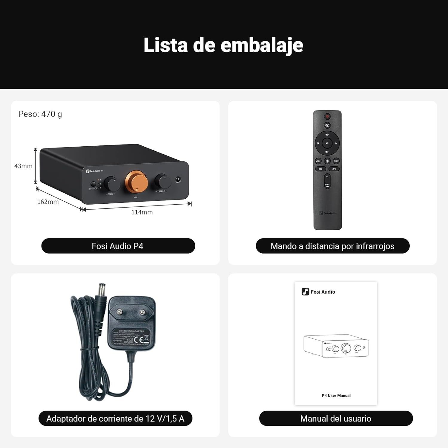 Preamplificador De Sonido Fosi Audio P4 Mini Rca Y Sub Out image number 6.0