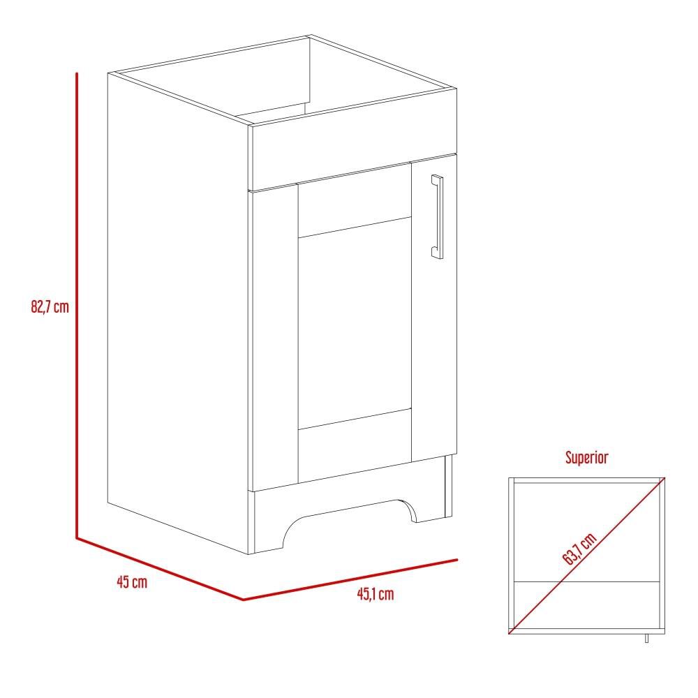 Botiquin + Mueble Lavamanos + Optimizador My Bath - Wengue Tuhome image number 6.0