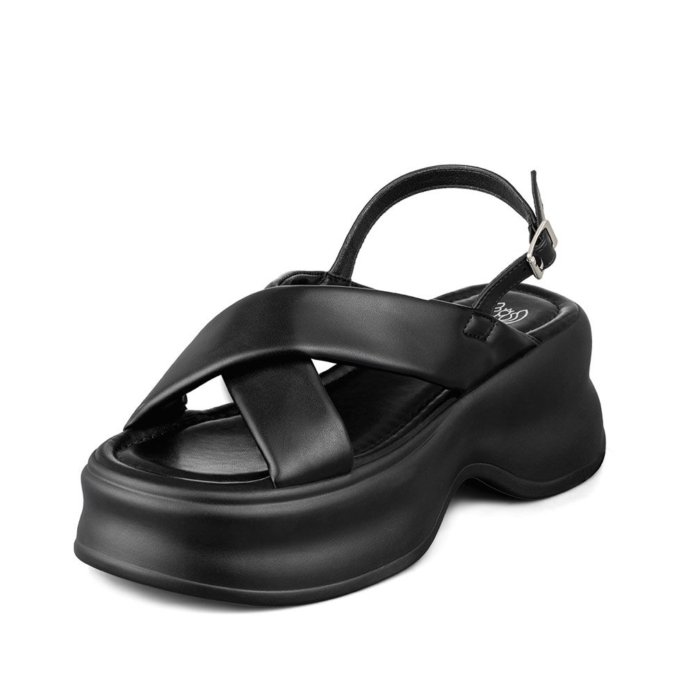 Sandalias Taco Casual Mujer Plataforma Weide Yl88 image number 1.0
