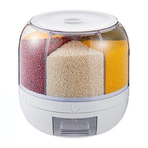 Dispensador Giratorio Para Granos Contenedor De Alimentos