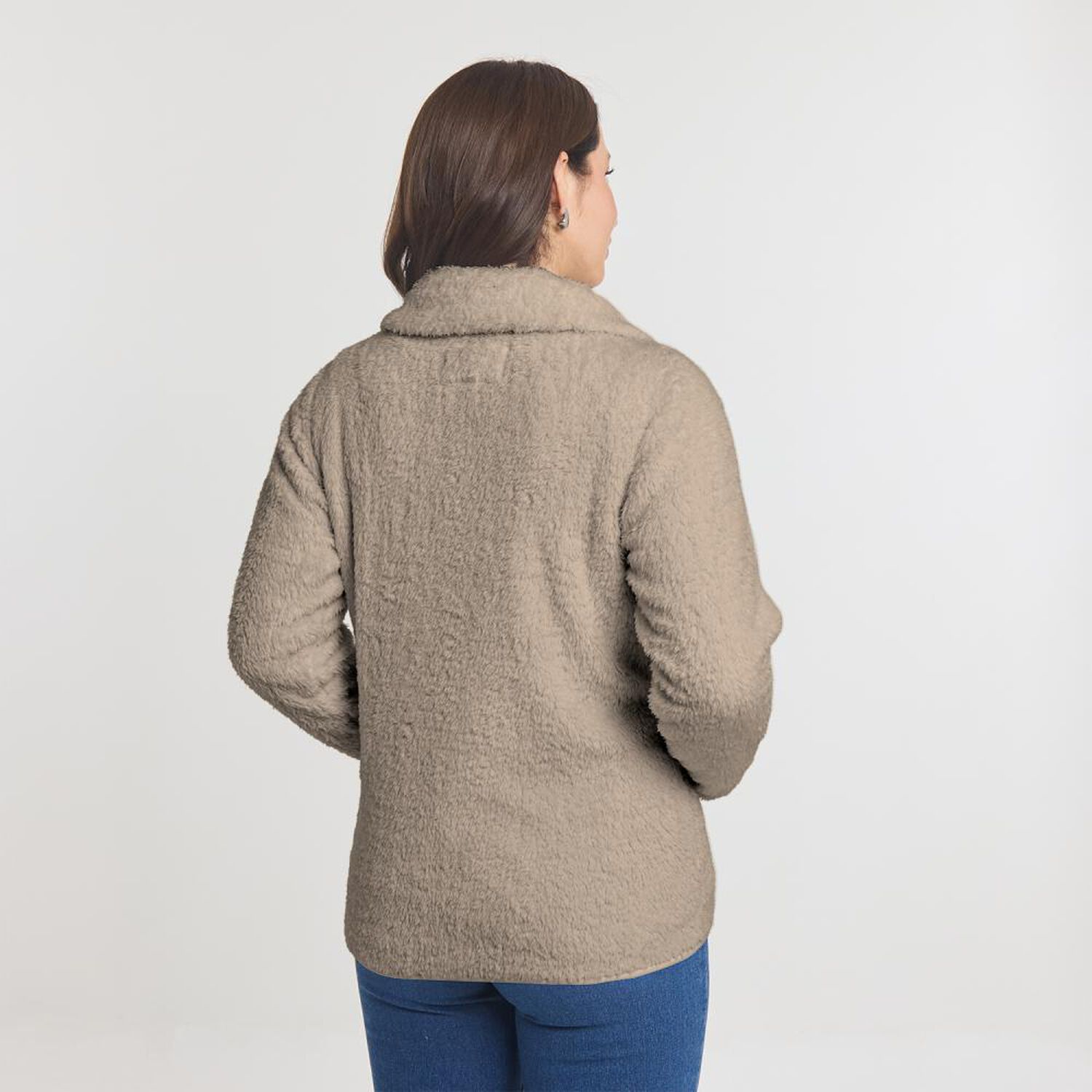 Poler&oacute;n Polar Fleece Manga Larga Cuello Alto Mujer Geeps image number 1.0