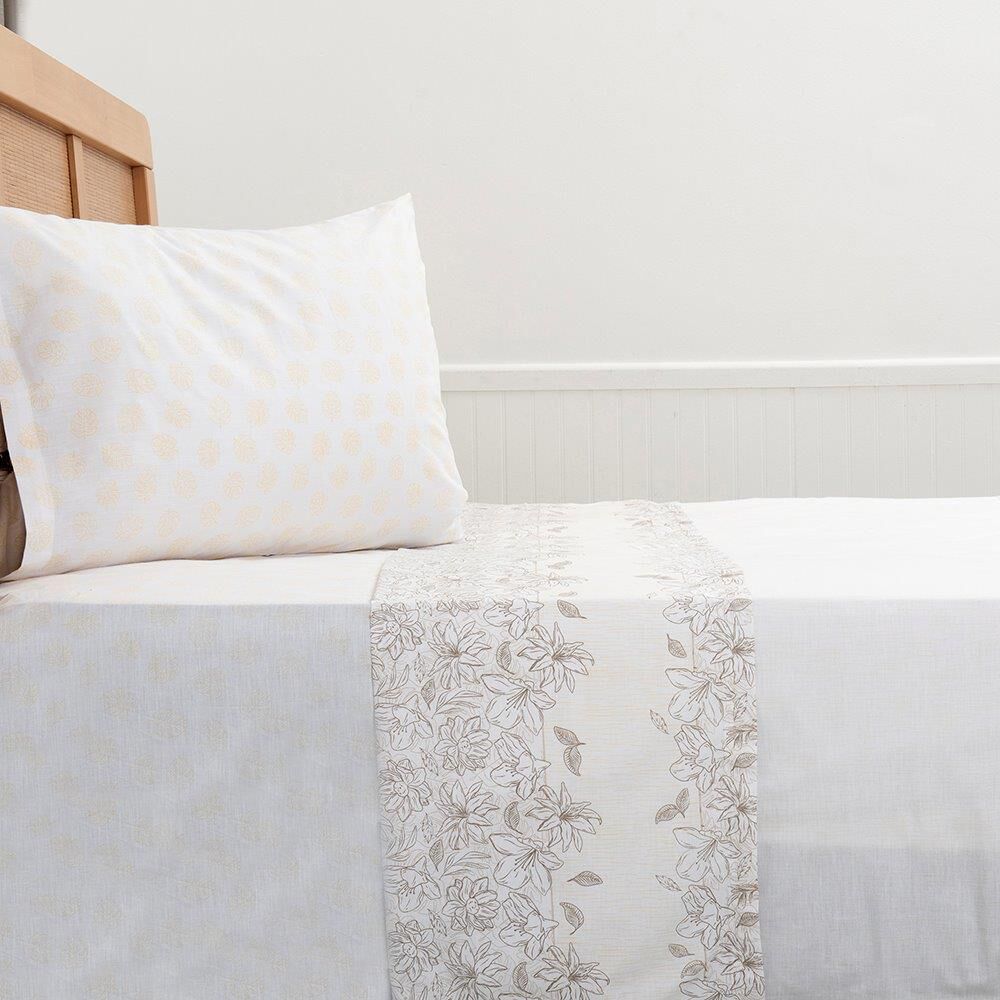 Sábana Mashini 180 Hilos 1.5 Plazas Flora image number 2.0