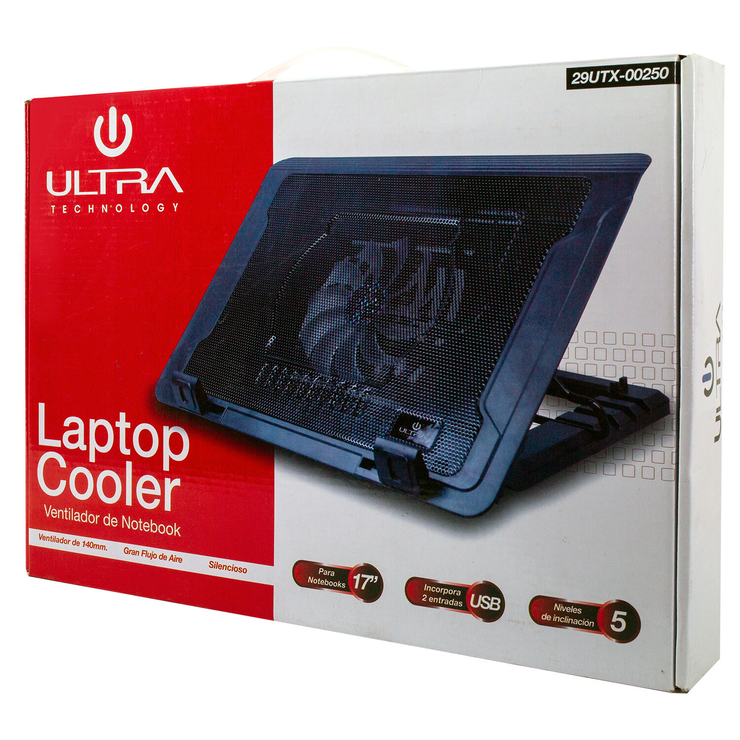 Ventilador Para Notebook Hasta 17" Altura Ajustable Hq 00250 image number 3.0