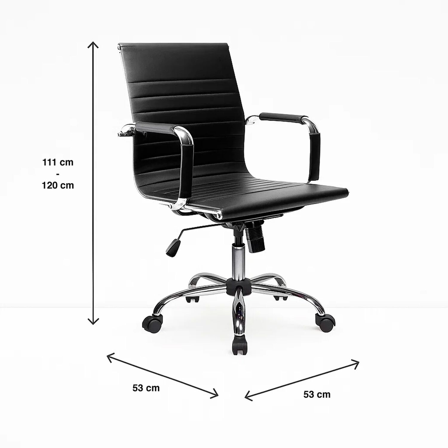 Silla De Oficina Eolia - Negro image number 3.0