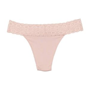 Calzon Microfibra Con Encaje Palo De Rosa 2rios