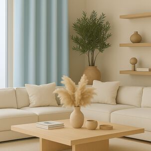 Cortina Engomada Termica 100% Blackout 140x225