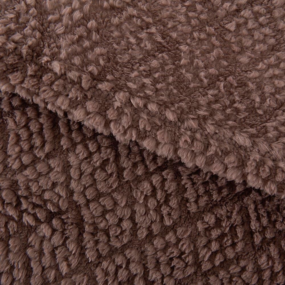Frazada Jqd Sherpa Atlantic 2 Plazas Taupe image number 1.0