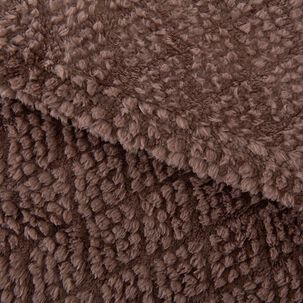 Frazada Jqd Sherpa Atlantic 2 Plazas Taupe