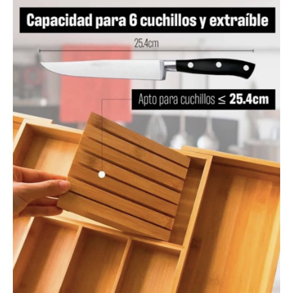 Organizador De Cubiertos Bamb&uacute; image number 4.0