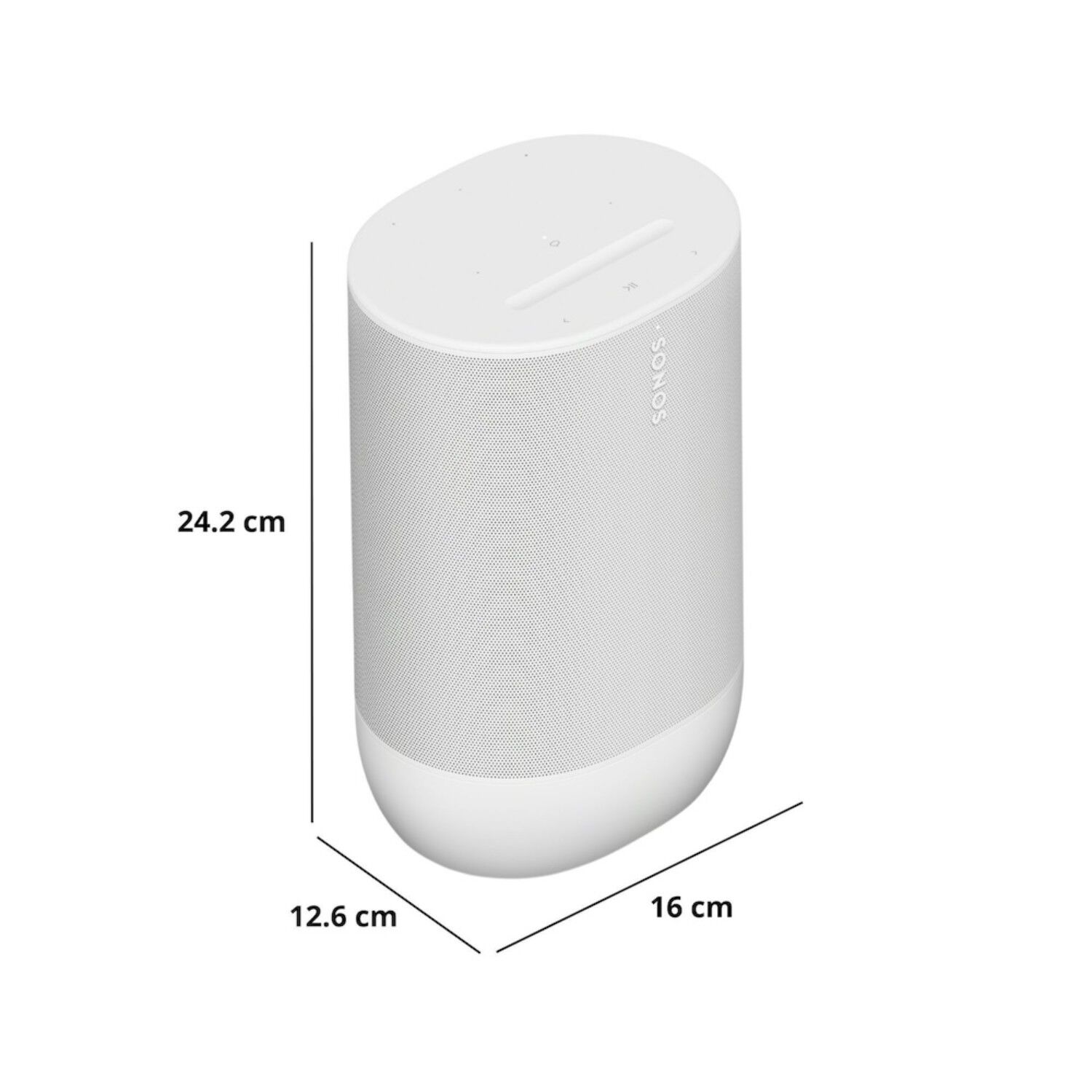 Parlante Bluetooth Sonos Move 2 Wireless Wifi Blanco image number 5.0