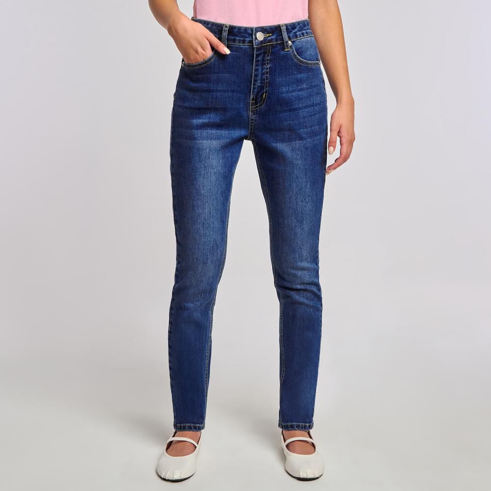 Jeans Pitillo Tiro Alto Super Skinny Mujer Freedom image number 0.0