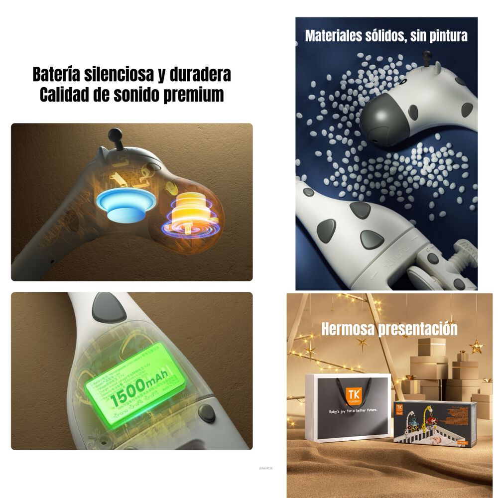 Móvil Y Proyector Luz Espanta Cuco Control Tm177 Lubabycas image number 5.0