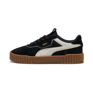Zapatilla Urbana Mujer Puma Carina 3.0 Luxe Sd Black-warm White- Gold