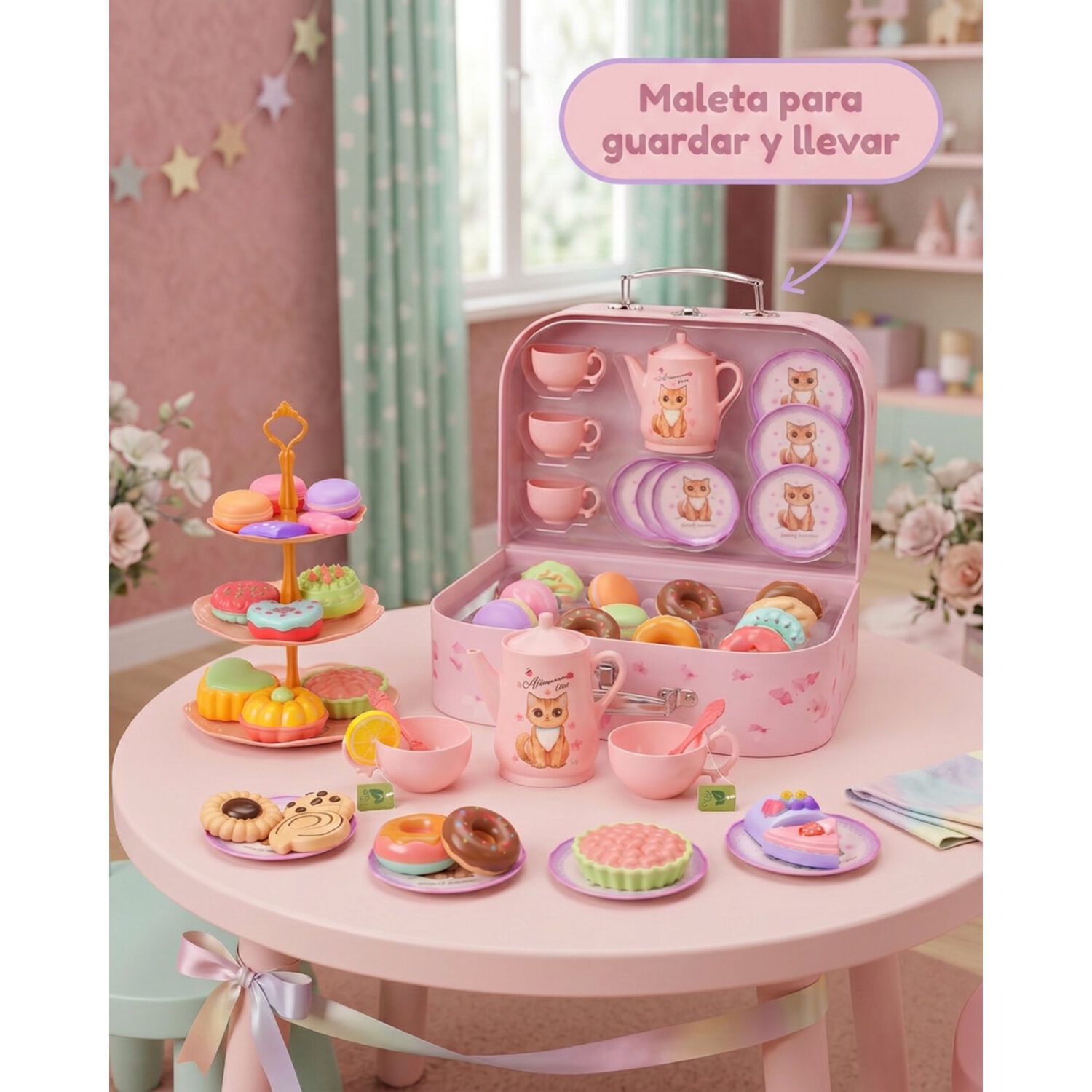 Maleta Juguete Unicornio Con Set T&eacute; Infantil Cocina image number 27.0