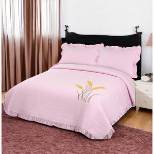 Cubrecama Tipo Quilt Bordado 2 Plazas-10