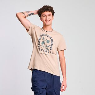 Polera Estampada Regular Manga Corta Cuello Redondo Hombre Ocean Pacific