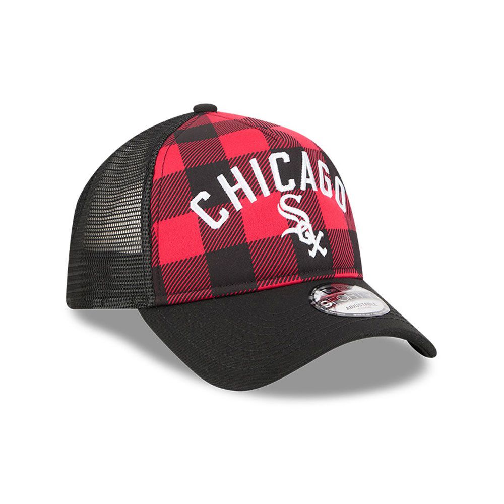 Gorra New Era 9forty Chicago White Sox Novelty Check Negro image number 2.0