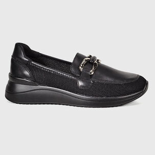 Mocasín Cuero Zullys Negro