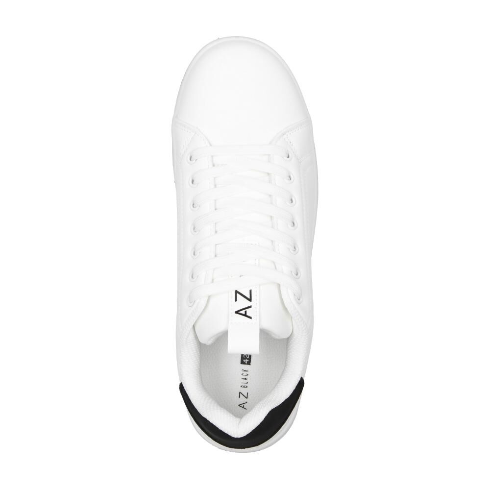 Zapatilla Urbana Hombre Az Black White image number 4.0