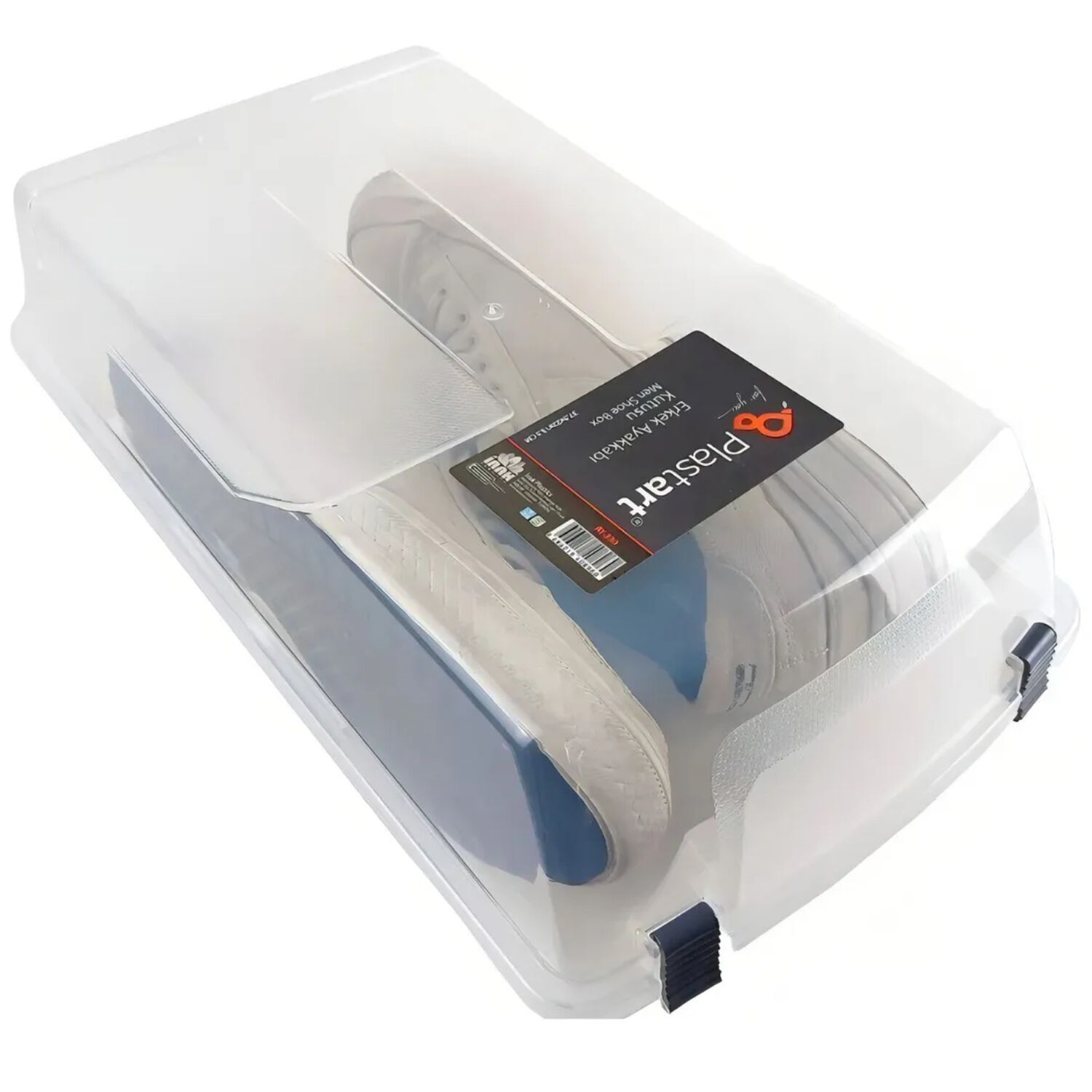 Caja Organizadora De Zapatillas Stack Pro Blanca Plastart image number 1.0