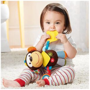 Sonajero De Peluche De Tela Animales Mono