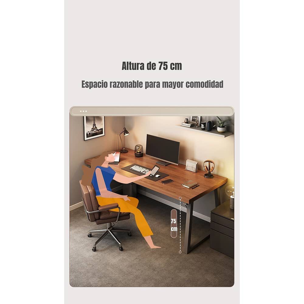 Escritorio Mesa 140*60*75cm By Lubabycas image number 6.0