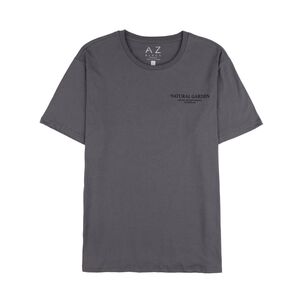Polera Slim Manga Corta Cuello Redondo Hombre Az Black