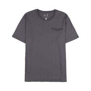 Polera Slim Manga Corta Cuello Redondo Hombre Az Black