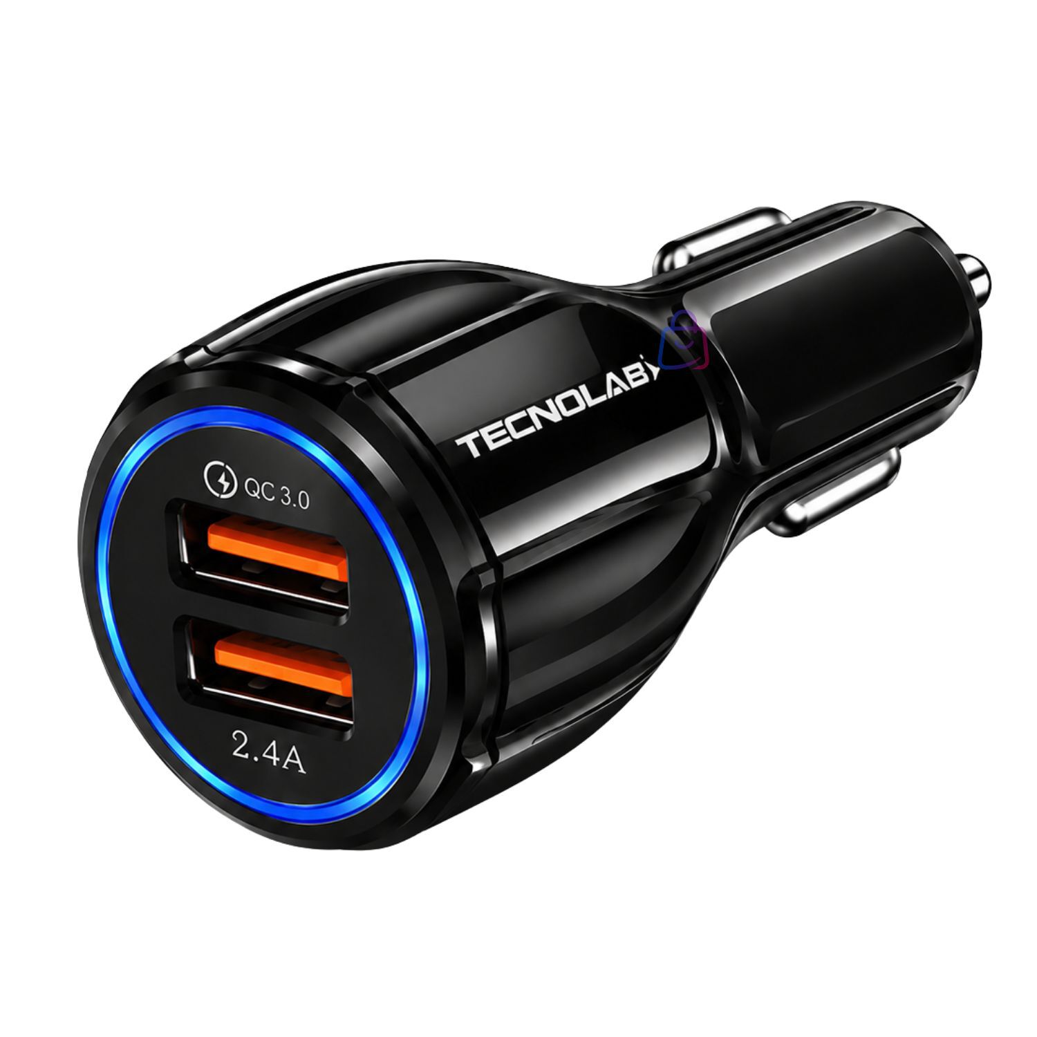 Cargador Auto 12v/24v Qc 3 Doble Usb 18w - Ps image number 2.0