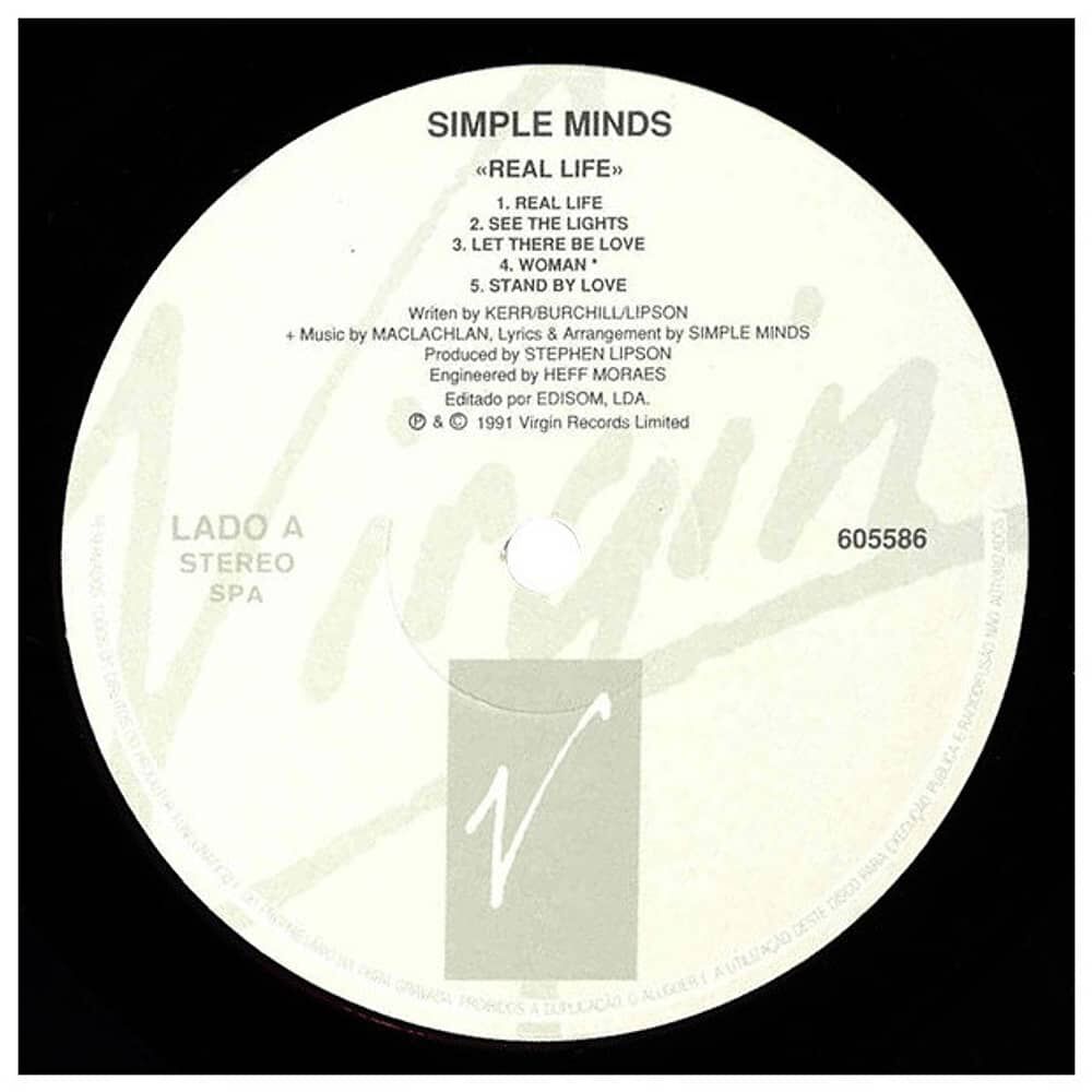 Simple Minds - Real Life | Vinilo Usado image number 2.0