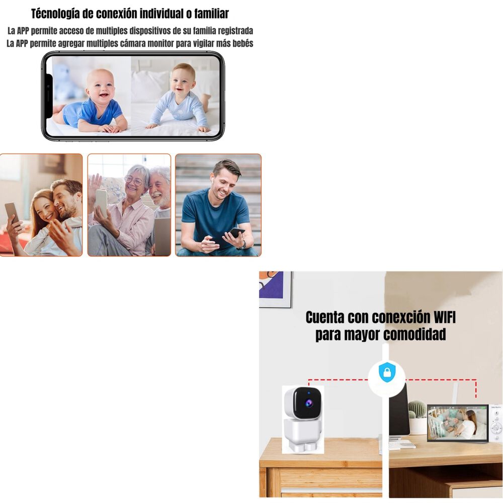 C&aacute;mara Monitor Con App 5&Prime; 1920x1080p Abm720s image number 4.0