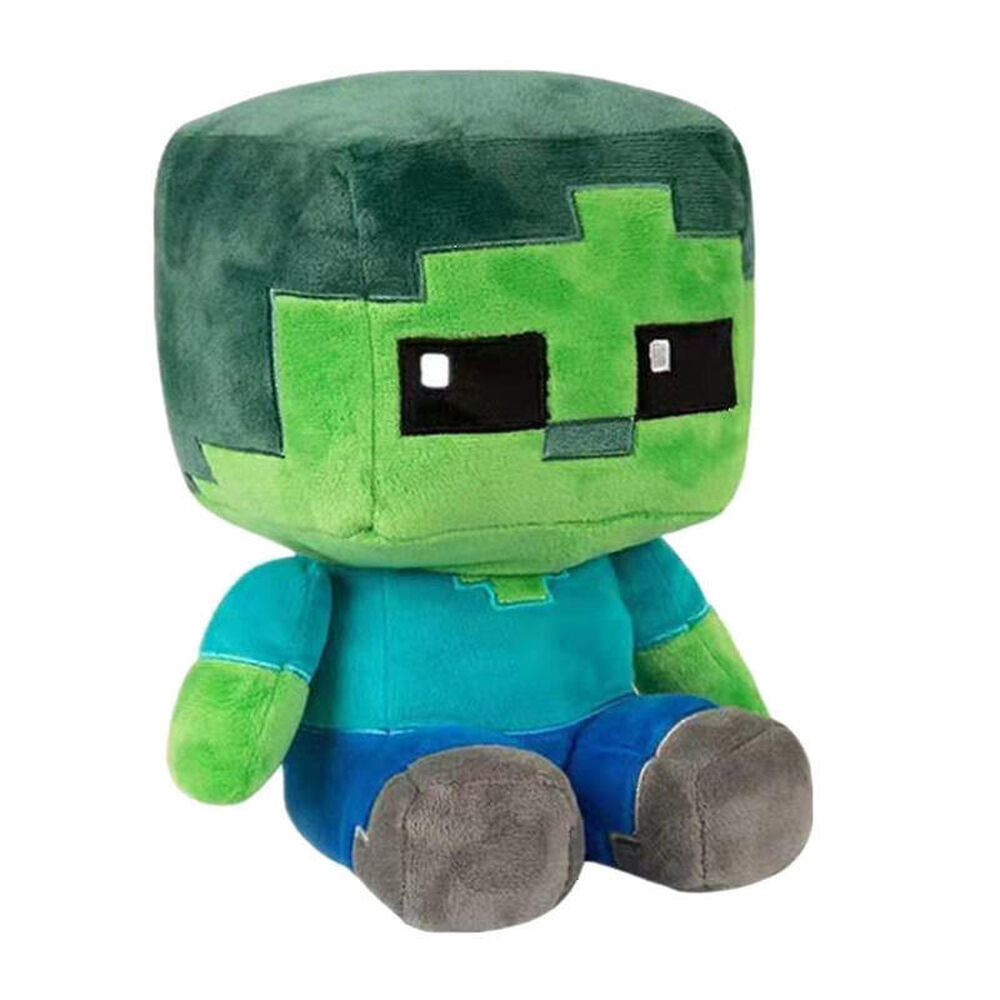 Peluches Zombie Steve Creeper 25cm image number 1.0