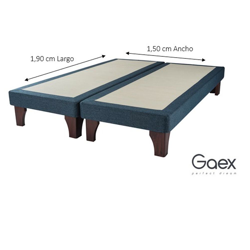 Cama Europea 2 Plazas 190 Rest Respaldo Atacama image number 2.0
