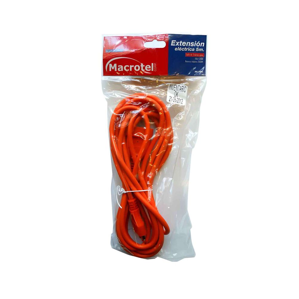 Alargador 2500w 5mts - Macrotel image number 0.0