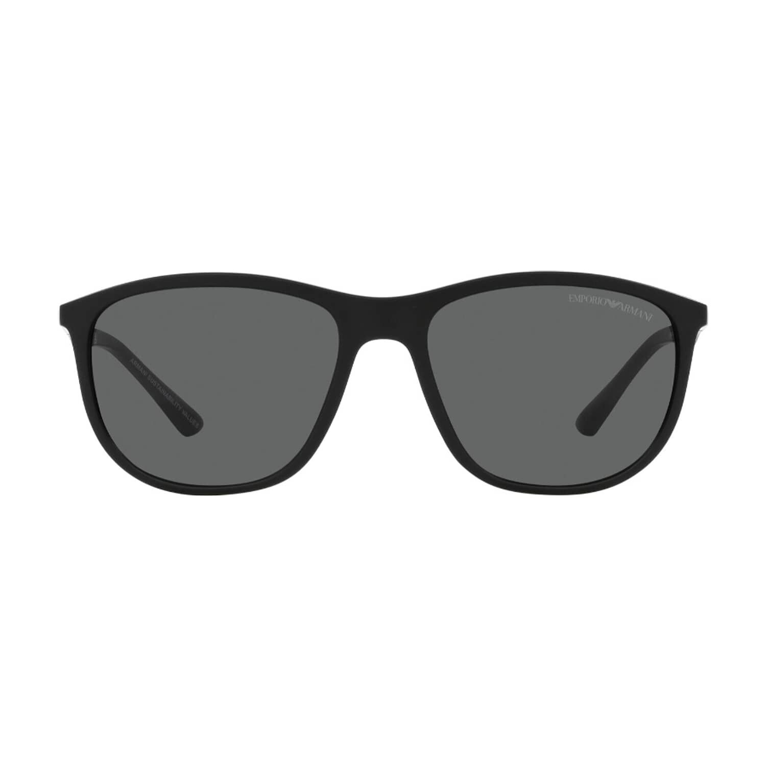 Lentes De Sol Matte Black Emporio Armani image number 0.0