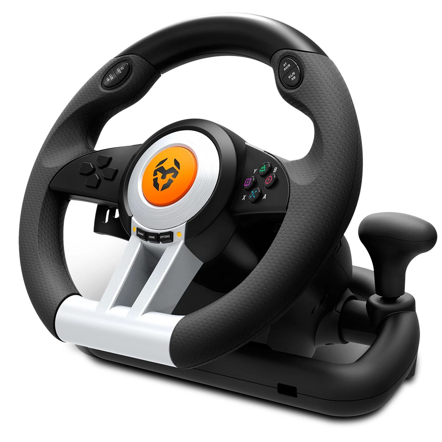 Kit Volante Con Pedales Krom K-wheel Premium Ps4 Xbox One Pc image number 2.0