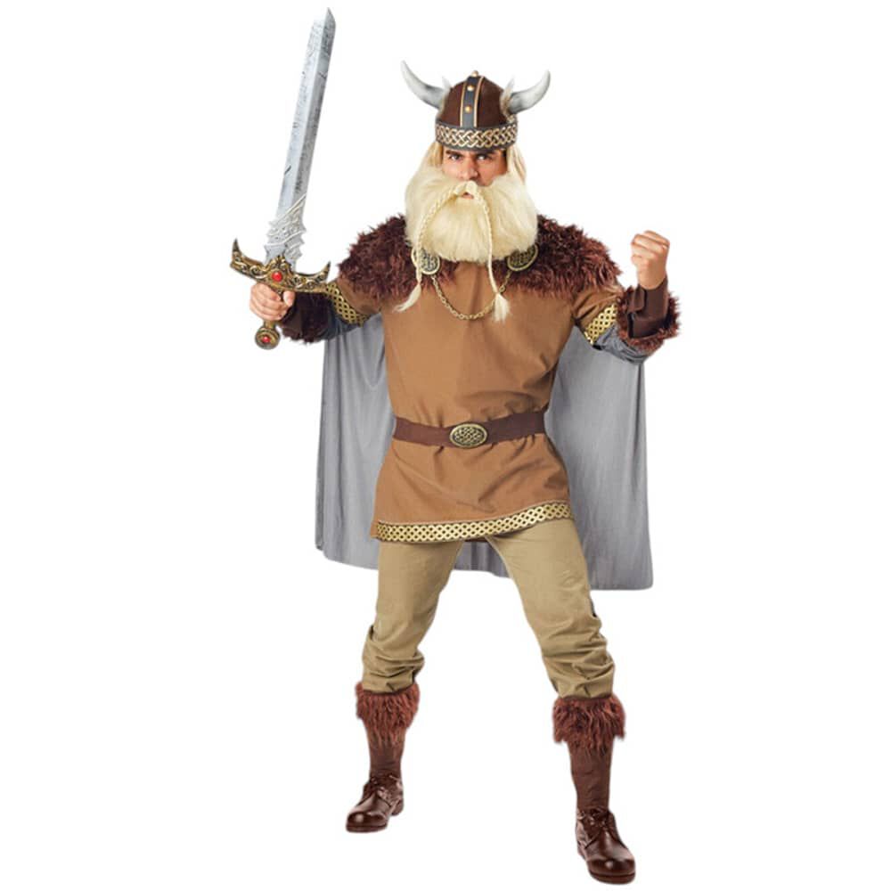Disfraz Cosplay Vikingo Adulto Completo image number 2.0