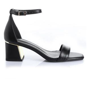 Sandalia Mujer Via Uno Black