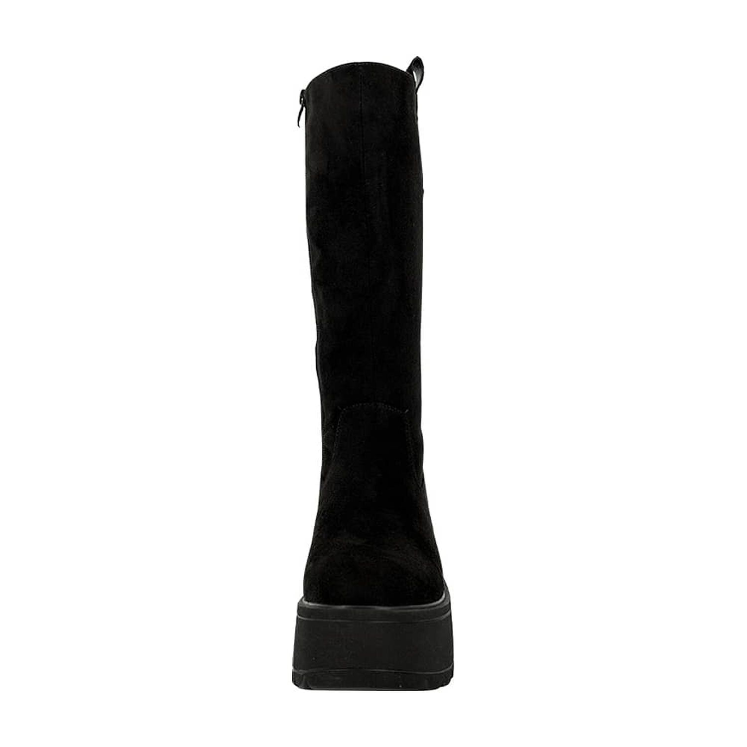 Bota Larga Con Plataforma Lek Negro Alquimia image number 2.0