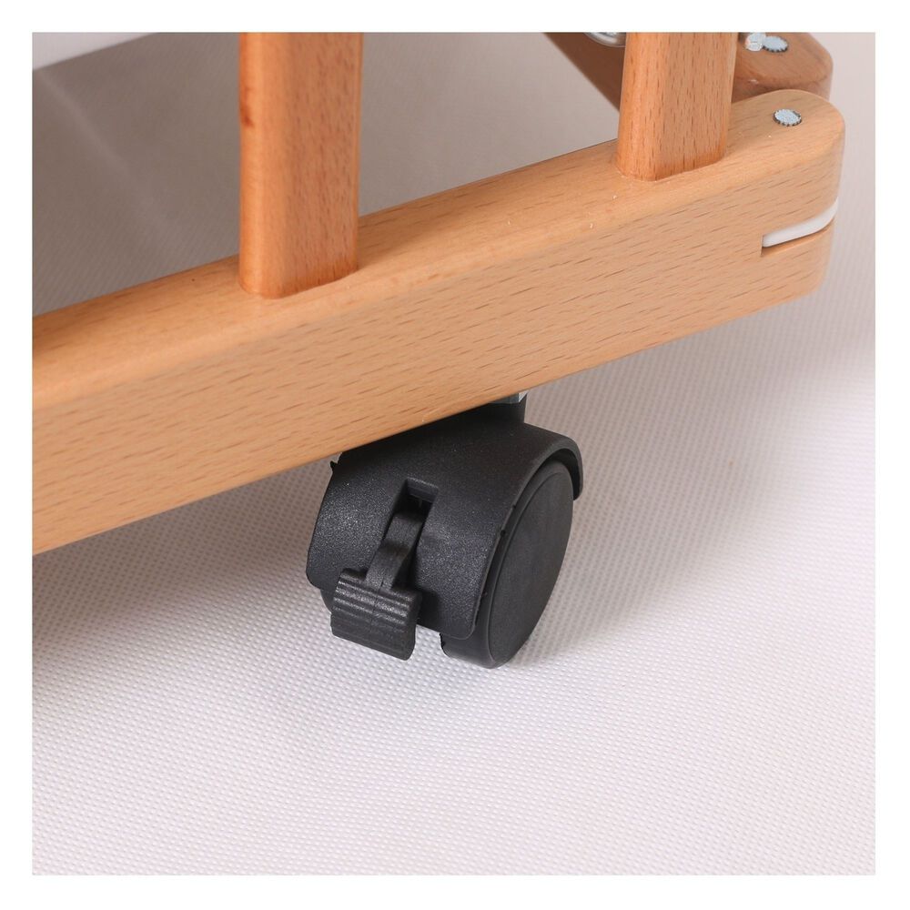 Corral Cuna 2 En 1 Altura Ajustable En Madera Happy Dino image number 7.0