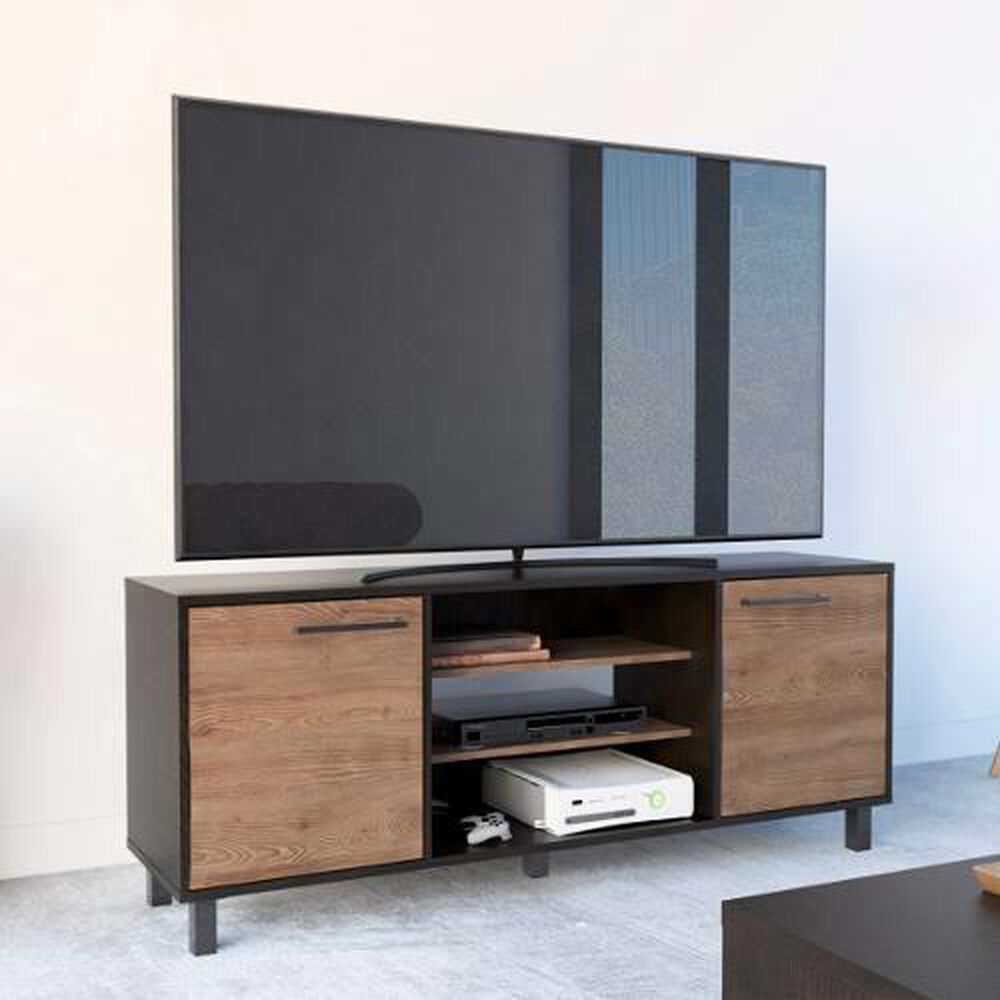 Rack Tv 65 Wengue/miel 61cm X 155cm X 39cm - Tuhome image number 2.0