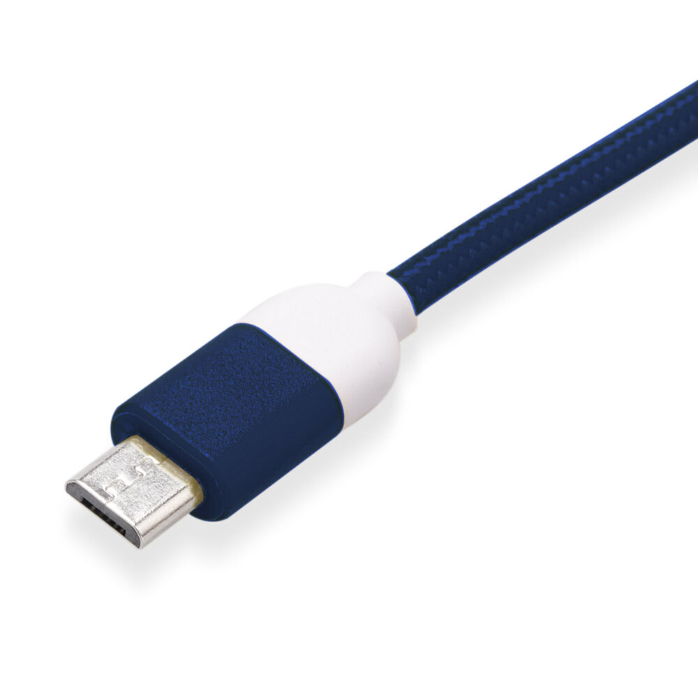 Cable De Datos Micro Usb 1 Mt Pantone High Speed Azul image number 2.0