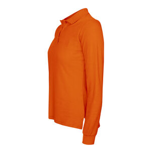 Polera Algod&oacute;n Pique Manga Larga Velox Mujer