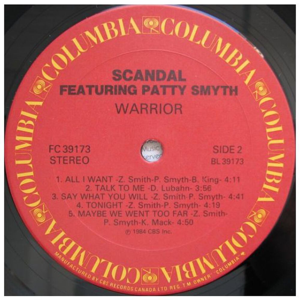 Scandal - The Warrior | Vinilo Usado image number 3.0