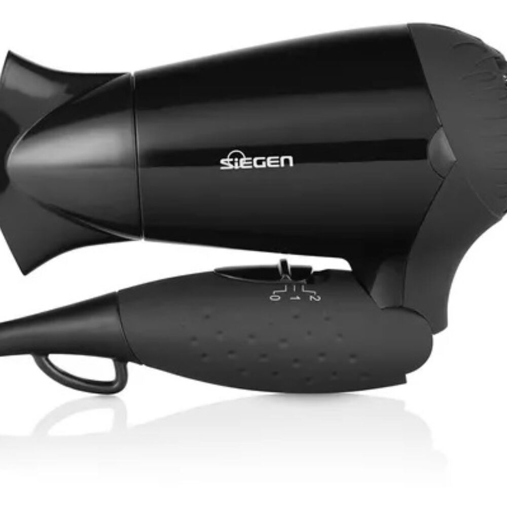 Secador De Pelo Siegen Lets Go Travel Negro Sg3005 1200watts image number 2.0