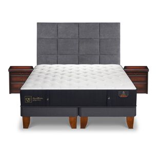 Cama Europea Cic Premium / Super King / Base Dividida + Set De Maderas